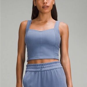 lululemon ribbed softstreme sweetheart tank top